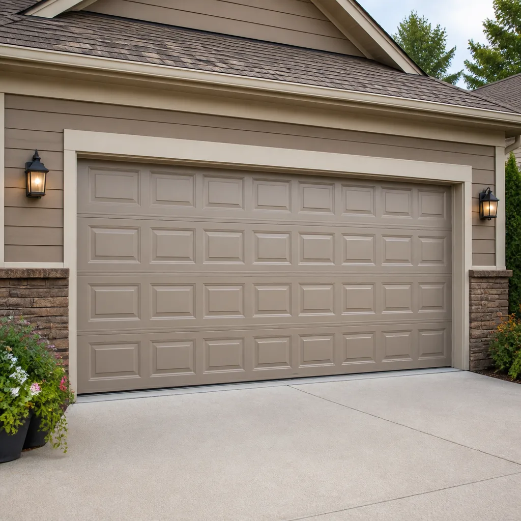 Raised-panel steel